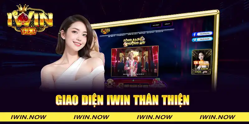 Giao diện IWIN thân thiện