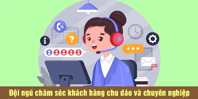 Đội ngũ chăm sóc khách hàng IWIN chu đáo và chuyên nghiệp