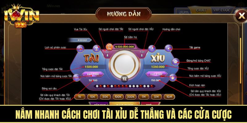 Nắm nhanh cách chơi tài xỉu dễ thắng và các cửa cược
